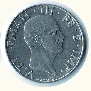 reverse: VITTORIO EMANUELE III - 50 Cent. 1943.