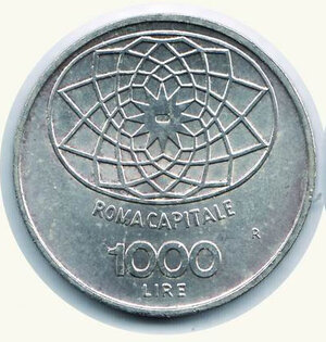 obverse: REPUBBLICA ITALIANA - 1000 Lire 1970 - Concordia.