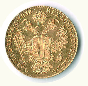 reverse: AUSTRIA - Ferdinando I (1835-1848) - Ducato 1838 A.