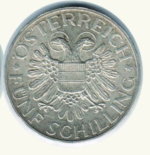 reverse: AUSTRIA -  Repubblica - 2 Scellini 1934.