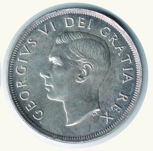 reverse: CANADA - Giorgio VI - Dollaro 1949 - KM 47.