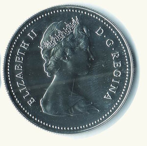 reverse: CANADA - Dollaro 1980 - Anno dell’orso sigillata.