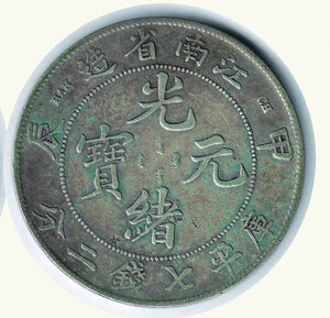 reverse: CINA - Kiang Nan - Dollar (1904)