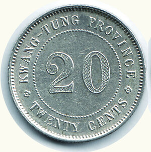 obverse: CINA - Kwang Tung - 20 Cents