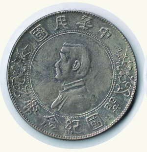 obverse: CINA Repubblica - Sun Yat Sen - Dollar (1927)