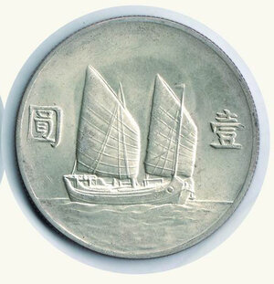 reverse: CINA - Sun Yat Sen - Dollar 1933 