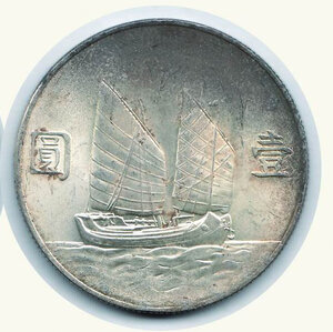 reverse: CINA - Sun Yat Sen - Dollar 1934 