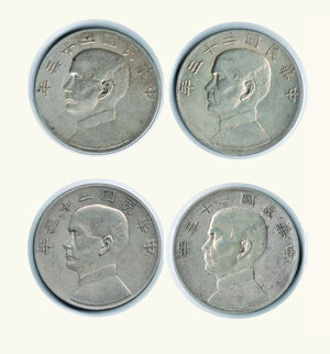 obverse: CINA - Sun Yat Sen - Dollar 1934 