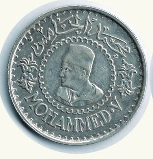 obverse: MAROCCO - Mohammed V (1956-1962) - 500  Franchi 1956.