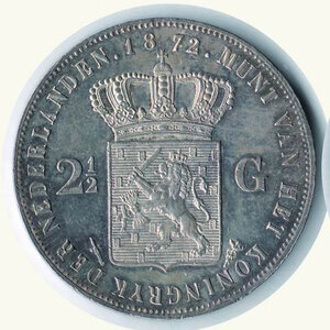 obverse: OLANDA - Guglielmo III - 2 1/2 Gulden