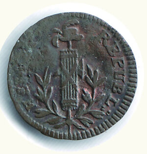 reverse: SVIZZERA - Repubblica Elvetica - Rappen 1801 - Alfa 3.