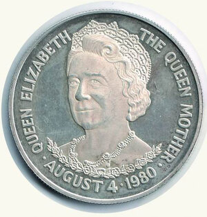obverse: TRISTAN DA CUNHA - Elisabetta II - 25 Pence 1980.