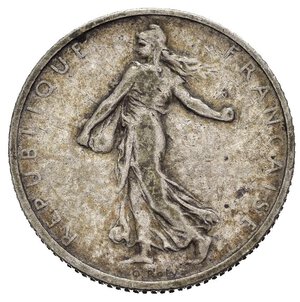 obverse: FRANCIA. 1 Franc 1898. Ag. BB