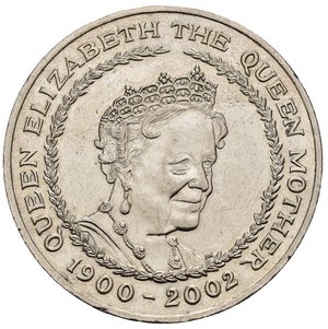 reverse: GRAN BRETAGNA. Elisabetta II. 5 pounds 2002 