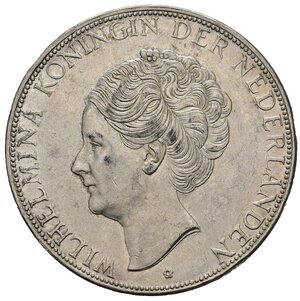 obverse: OLANDA. Guglielmina 2, 5 Gulden 1938.Ag 25,10 g. SPL+