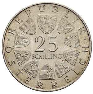 obverse: AUSTRIA. 2° Repubblica (dal 1945). 25 Scellini 1972 Carl Michael Ziehrer. qFDC