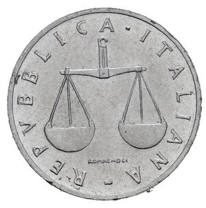 obverse: Repubblica Italiana. 1 Lira 1955. Al. qFDC