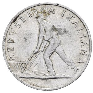 obverse: Repubblica Italiana. 2 Lire 1949 