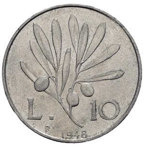 reverse: Repubblica Italiana. 10 lire 