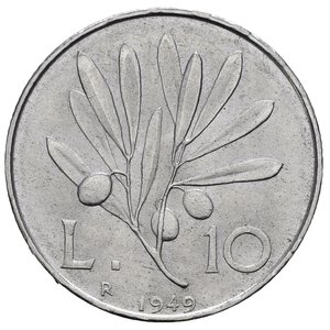 reverse: Repubblica Italiana. 10 Lire 