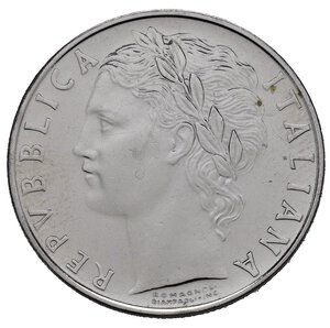 obverse: Repubblica Italiana. 100 Lira 1959 