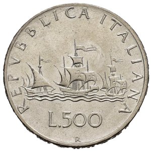 obverse: Repubblica Italiana. 500 lire 1961 