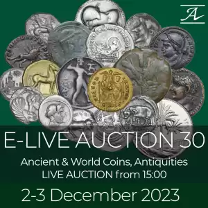Banner Artemide eLive Auktion 30