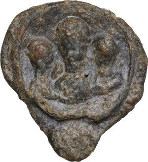 obverse: The Roman Empire.. PB Tessera, late 4th century AD. depicting This could be
