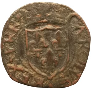 reverse: Abruzzo, Aquila. Cavallo 1495. Carlo VIII (1483 - 1498). CU. CNI# 50.