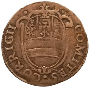 reverse: Emilia-Romagna, Correggio. Giulio da 8 Soldi. Anonime (1569 - 1580). RARA. AG. MIR# 108/1, CNI# 71/83. NE.