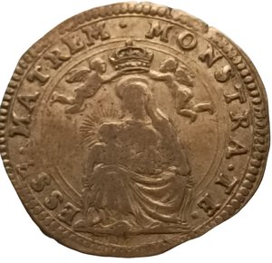 obverse: Emilia-Romagna, Parma. Quarantano. Ranuccio II Farnese (1646 - 1694). NON COMUNE. AG. MIR# 1040, CNI# 33/55. NE.