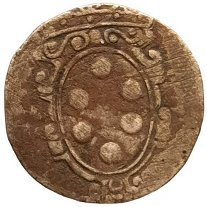 obverse: Lombardia, Mantova. Vincenzo Gonzaga ed Eleonora de Medici (1584 - 1611). Da 10 Soldi. R4. AG. MIR# 558, CNI# 1/4. NE.