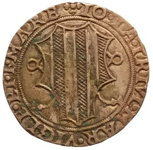 reverse: Lombardia, Mesocco. Gian Giacomo Trivulzio (1487 - 1518). Grosso da 6 Soldi. RARA. AG. MIR# 982. NE.