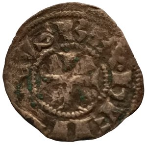 obverse: Lombardia, Milano. Denaro Imperiale. Enrico VII di Lussemburgo (1310 - 1313). Mi. MIR# 74. NE.