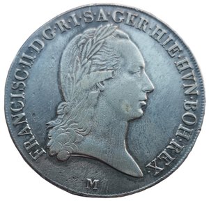 obverse: Lombardia, Milano. Scudo delle Corone o Crocione 1796. Francesco II d Asburgo-Lorena (1792 - 1796). AG. MIR# 472/5.