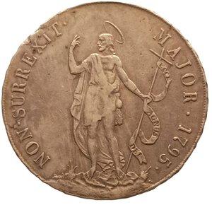 obverse: Liguria, Genova. 8 Lire 1795. Dogi Biennali III Fase (1637 - 1797). AG 889. MIR# 309/3. NE.