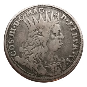 obverse: Toscana, Livorno. ¼ di Tollero 1683. Cosimo III de Medici (1670 - 1723). MOLTO RARA. AG. Pucci# 47. NE.