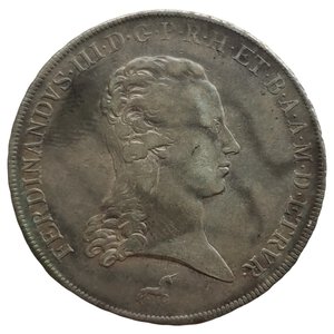 obverse: Toscana, Firenze. Francescone 1794. Ferdinando III (1790 - 1801). MOLTO RARA. AG. MIR# 409/3. NE.