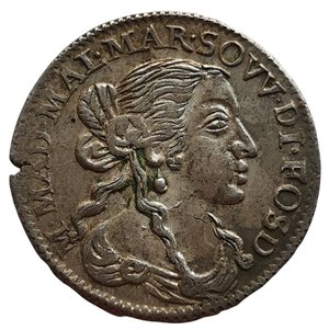 obverse: Toscana, Fosdinovo. Luigino 1667. Maria Maddalena Centurioni Malaspina (1667-1669). Mi. Cammarano# 71. NE.