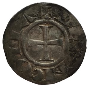 obverse: Marche, Ancona. Grosso con San Ciriaco (Secolo XIII - XIV). AG. CNI# 23. NE.