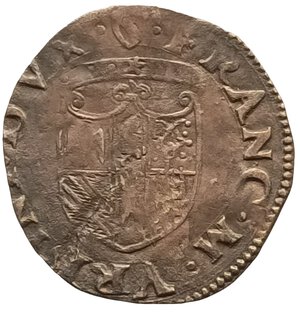 reverse: Marche, Urbino. Grosso. Francesco Maria I della Rovere (1508 - 1538). RARA. AG. Cav# 65 Var. NE.