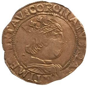 obverse: Napoli. Coronato. Ferdinando I (1458 - 1494). AG. MIR# 68/16. NE.