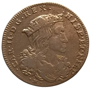 obverse: Napoli. Tarì 1698. Carlo II di Spagna (1674 - 1700). RARA. AG. MIR# 300/7. NE.