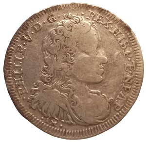 obverse: Napoli. Tarì 1701. Filippo V di Borbone (1700 - 1707). AG. Pannuti-Riccio# 3, MIR# 311. NE.