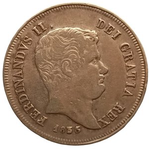 obverse: Regno delle due Sicilie. ½ Piastra 1836. Ferdinando II di Borbone (1830 - 1859). II° tipo. AG 833. Gigante# 96a.