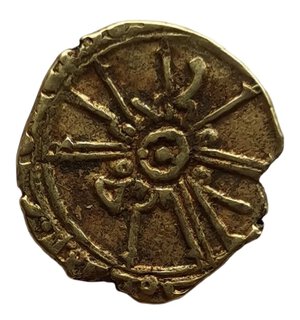 obverse: Sicilia, Messina. Ruggero II Re (1140 - 1154). Tarì. AU. MIR# 22. NE.