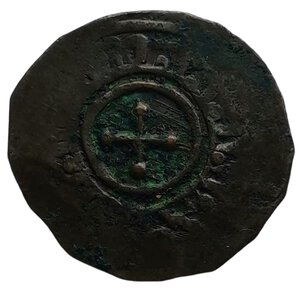 obverse: Regno di Sicilia. Quarto di Tercenario. Guglielmo II (1166 - 1189). Zecca: Palermo. MOLTO RARA. AG. MIR# 442. NE.