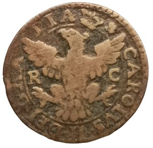 obverse: Regno di Sicilia. Grano 1700. Carlo II (1665 - 1700). Zecca: Palermo. CU. MIR# 497. NE.