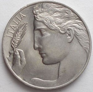 reverse: Vittorio Emanuele III. 20 Centesimi 1922. qFdc