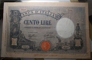 obverse: 100 Lire 1933  